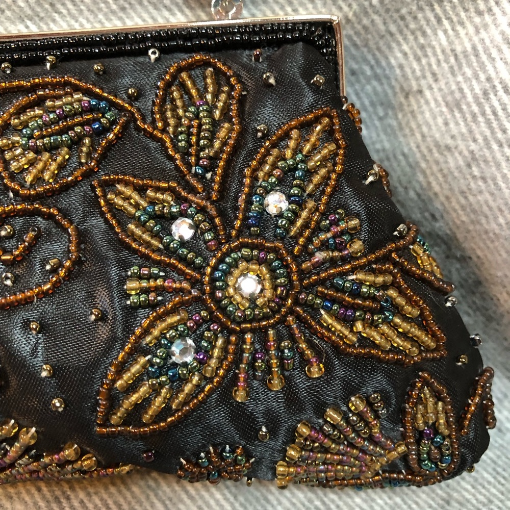 Beaded Clutch Bisou Bisou Michele Bohbot Handbag